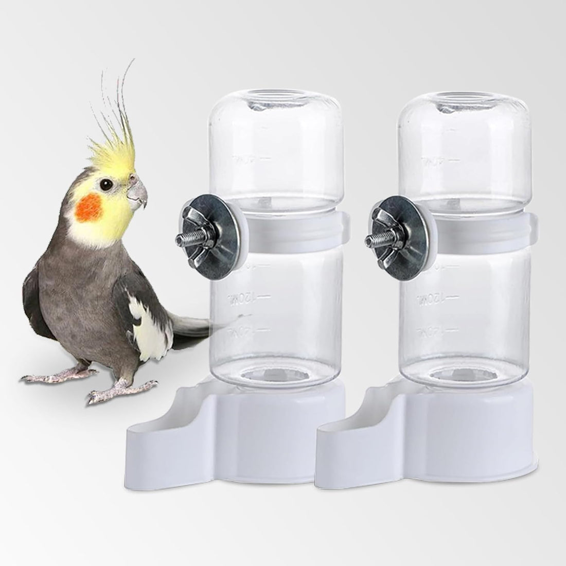 Automatic Pet Bird Water Feeder, Water Dispenser for Cage