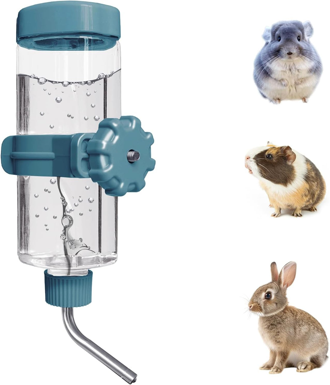 LOS ANDES 16.9oz Small Animal Water Bottle for Cage,Crate