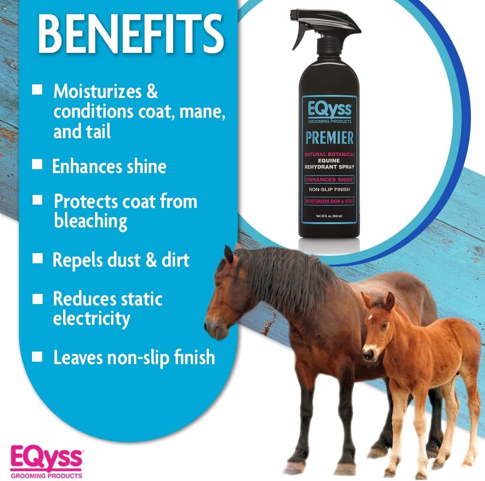 EQyss Premier Equine Horse Spray - Moisturizes Skin and Coat