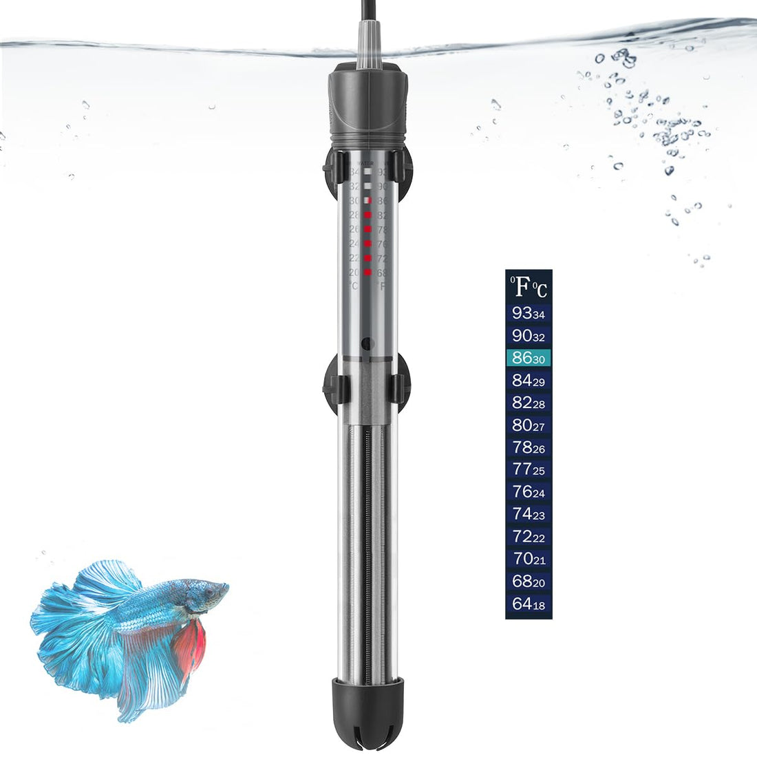 HITOP 50W Adjustable Aquarium Heater