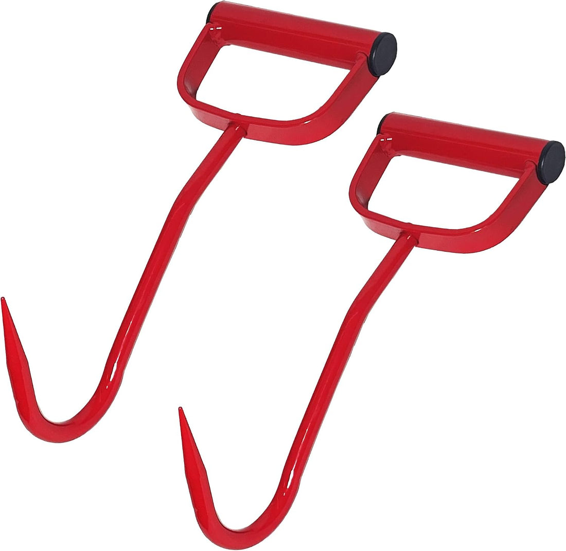 Myskuasi 11" Red Hay Hooks 47010500, 2pack