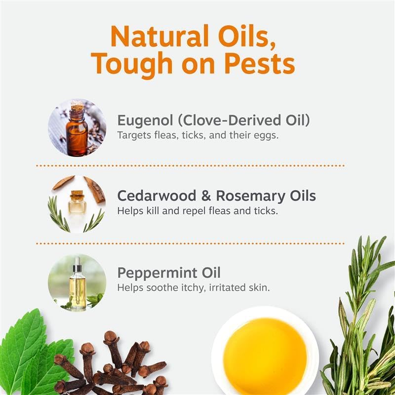 Zesty Paws Flea and Tick Shampoo for Dogs