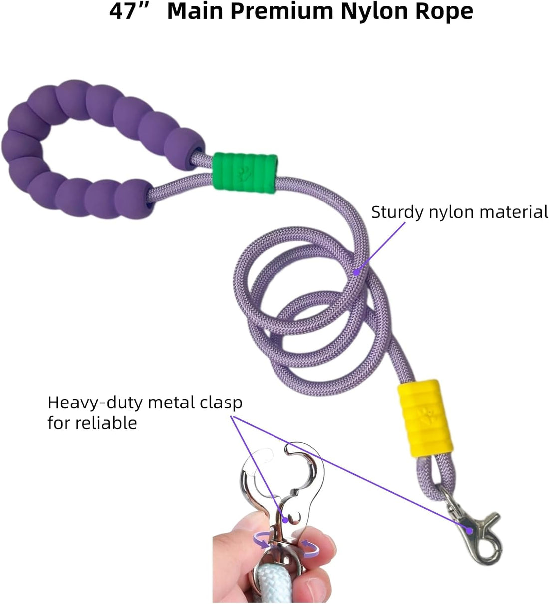 Double Dog Leash for 2 Small Dogs