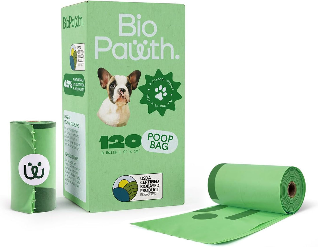 Dog Poop Bags, 120 Count Rolls, Extra Thick Poop Bags for Dogs