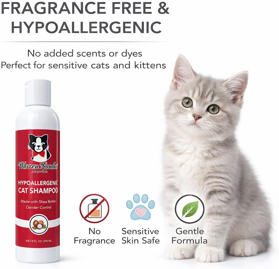 Warren London Hypoallergenic Cat Shampoo + Conditioner
