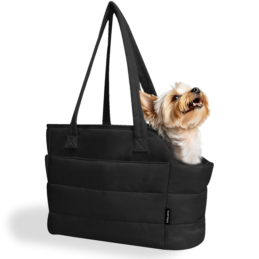 STRAODTIC Lightweight Dog Purse Carrier for Small Dogs Under 15 lbs