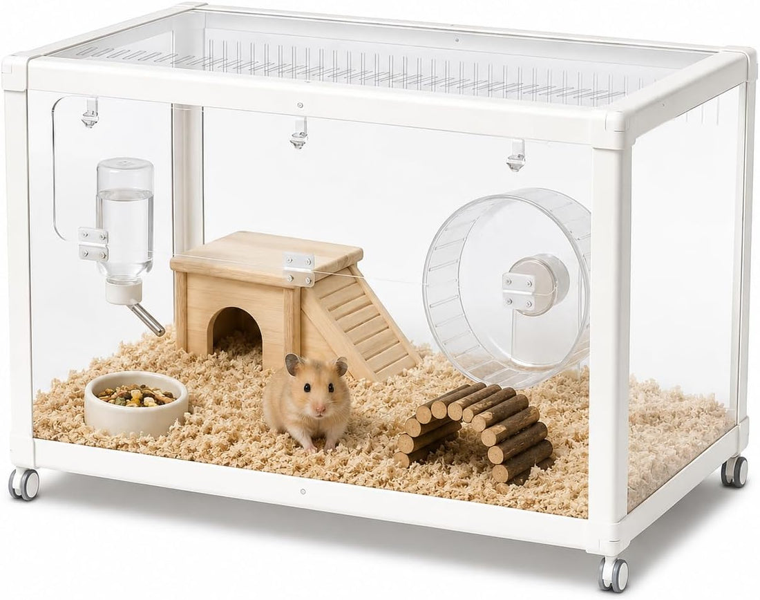 Hamster Travel Cage with Water Bottle