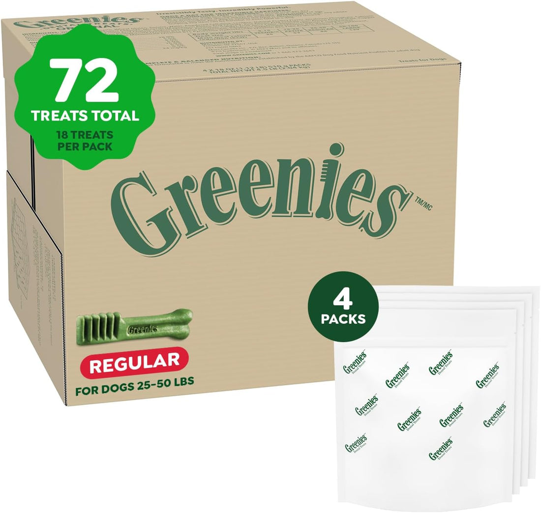 Greenies Veterinarian-Recommended Adult Natural Dental Dog Treats