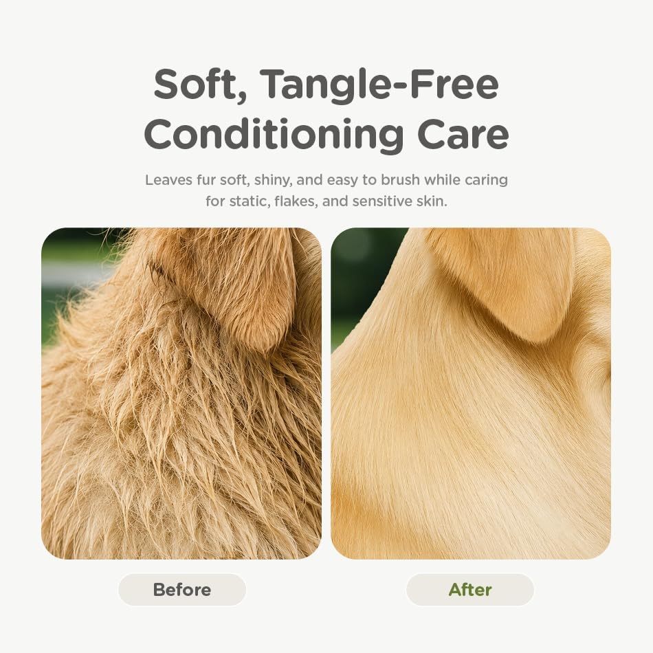 Gentle Cleansing Dog Shampoo and Conditioner, 16.9 fl oz