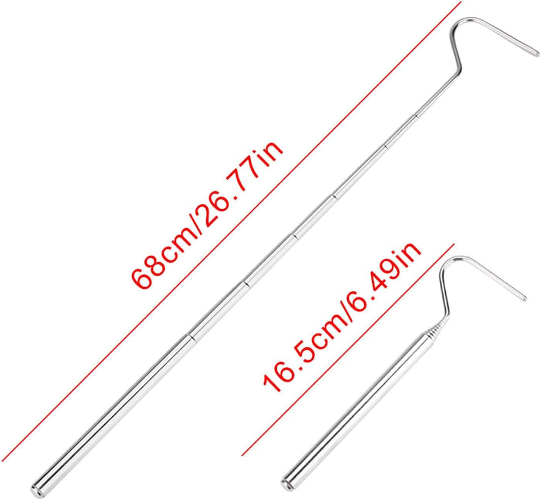 Collapsible Snake Hook Stainless Steel Extensible Snake Catcher