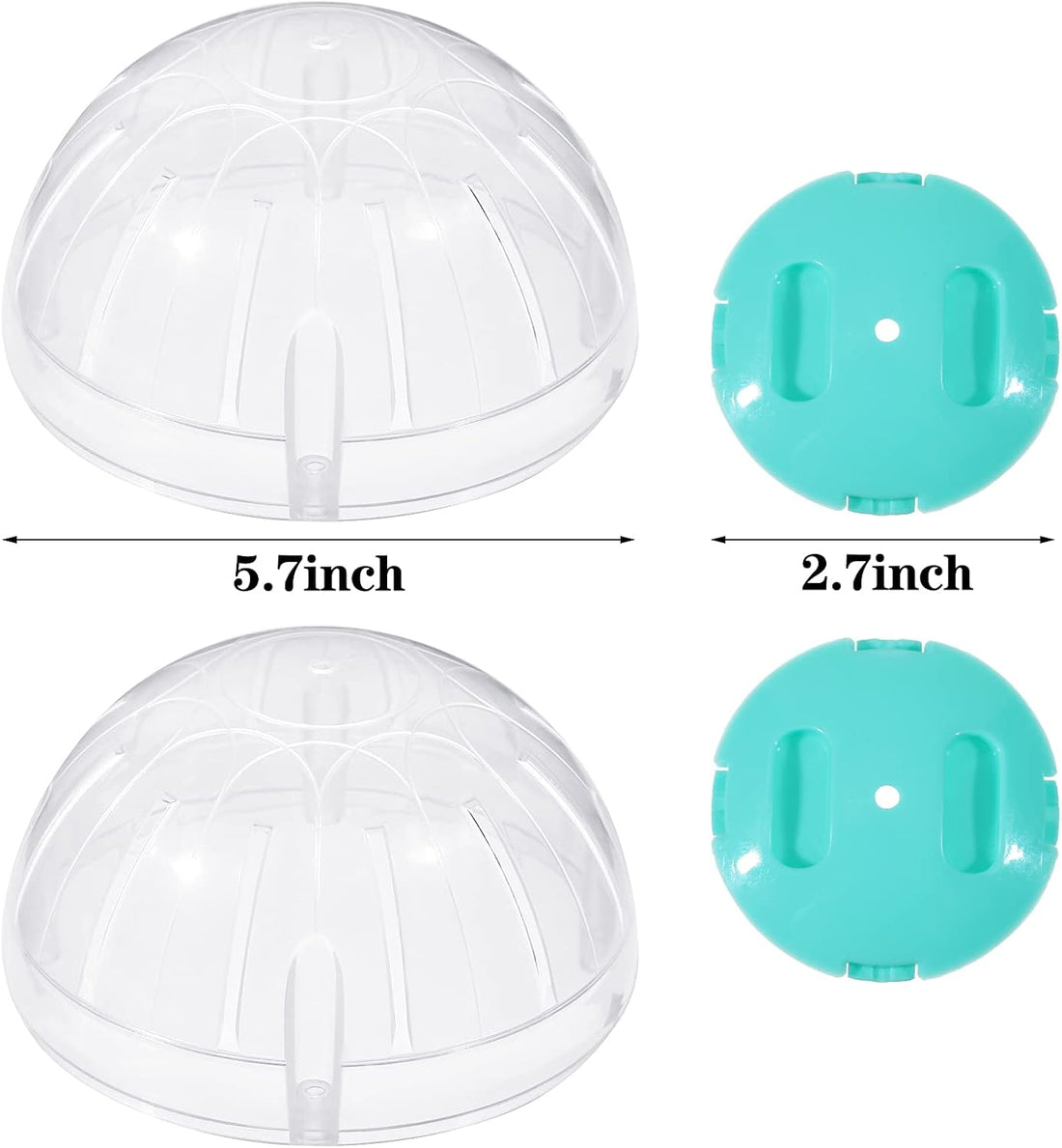 Sumind 2 Pcs Hamster Exercise Ball, 5.7 Inch Guinea Pigs Running Balls