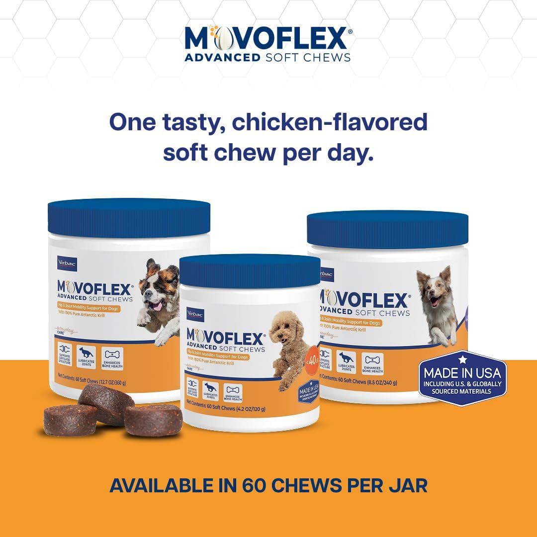 MOVOFLEX Advanced Soft Chews Hip and Joint Support Supplement