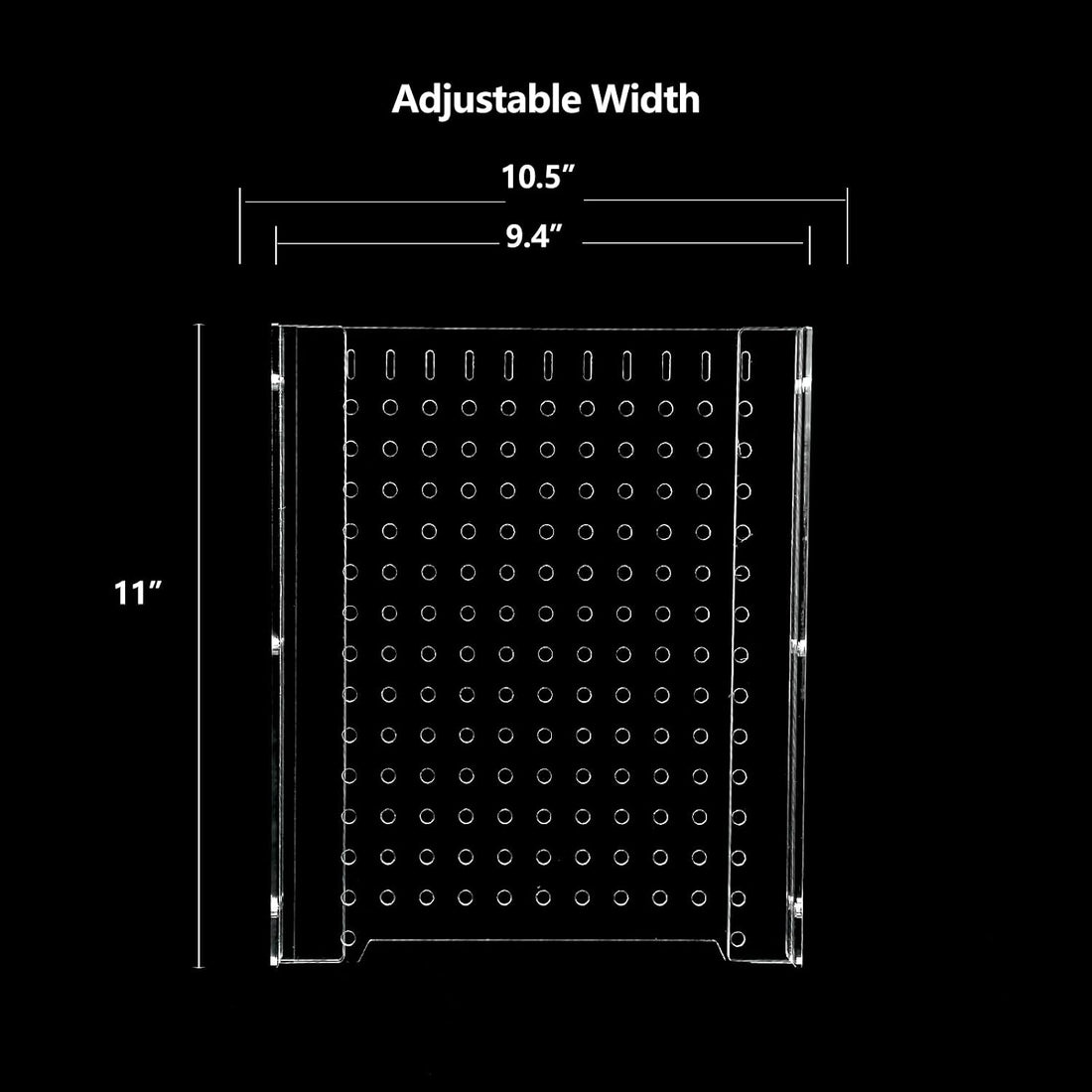 Acrylic Fish Tank Divider 10Gallon,Adjustment Clear Fish Tank