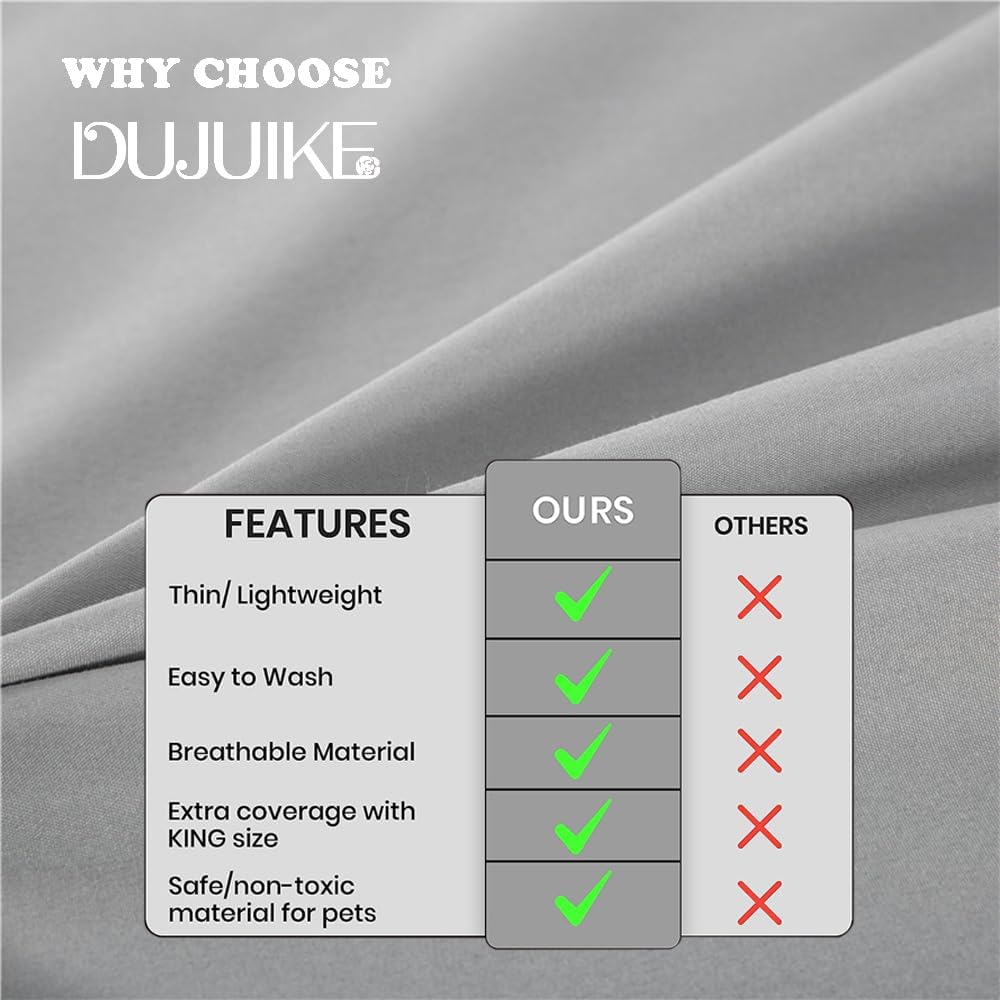 Waterproof Bed Cover for Dog and Cats,Pet Hair Resistant Bed Sheet