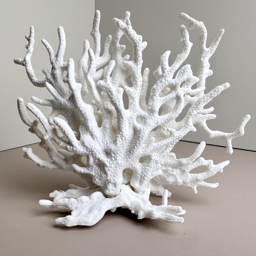 White Aquarium Coral Fish Tank Decorations Aquarium Landscape