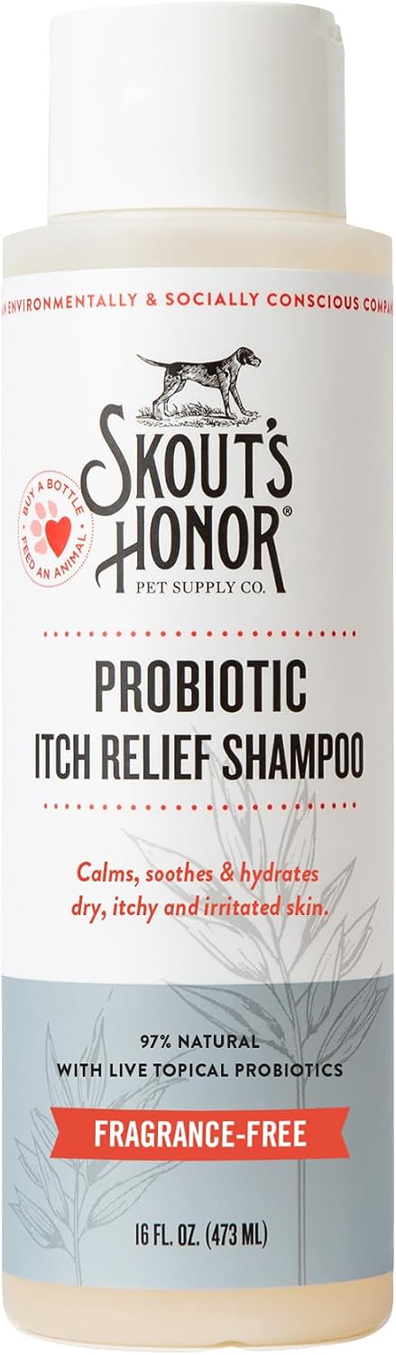 SKOUT'S HONOR Probiotic Itch Relief Spray for Dogs, 8 oz