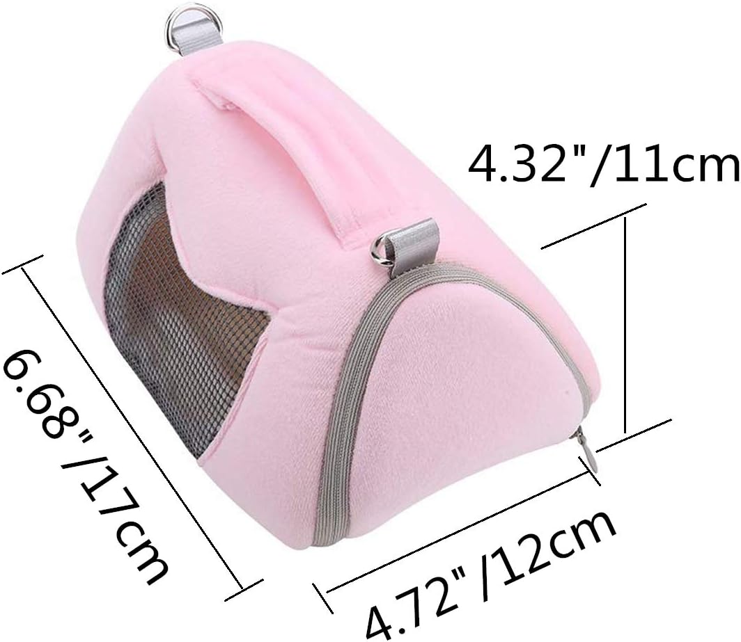 Hamster Carrier Bag Portable Outdoor Travel Handbag with Adjustable