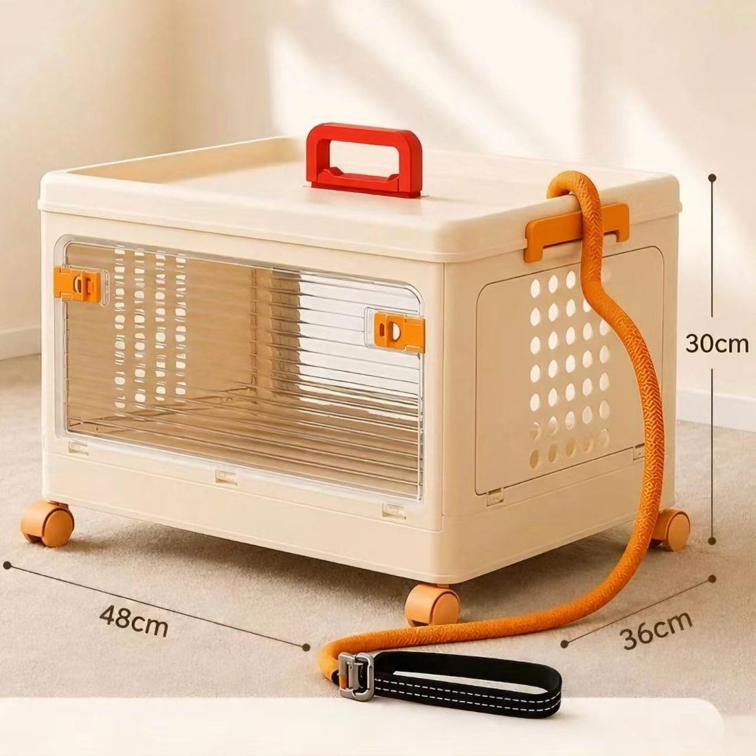 Pet Carrier for Cat & Dog,19-in Collapsible Cat Carrier Hard,Portable