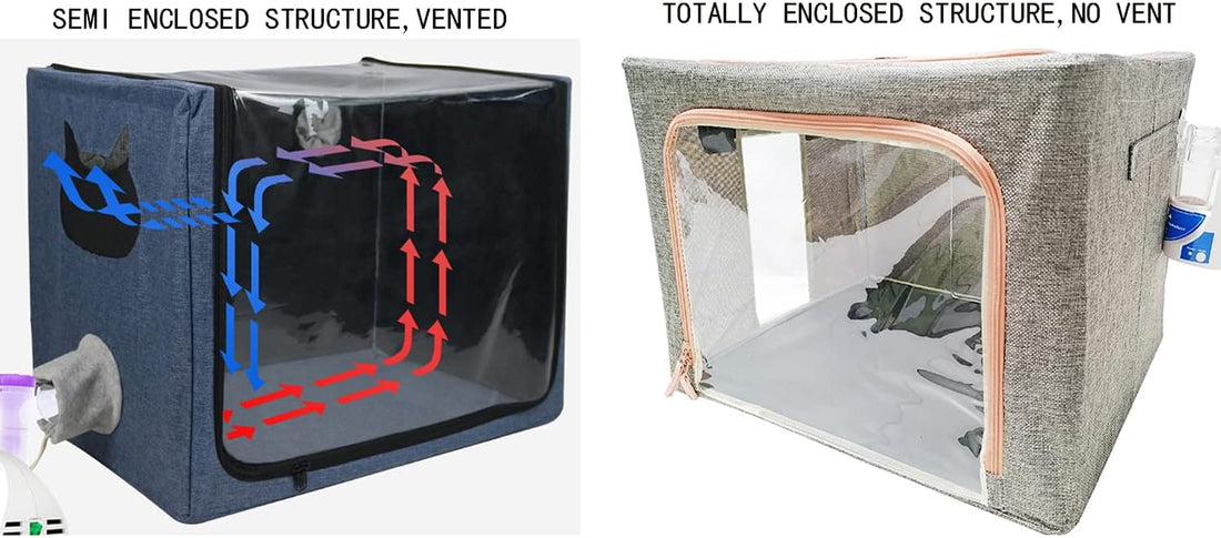 Pet Atomization Nest,Cat and Dog Atomization Box Oxygen Inhalation