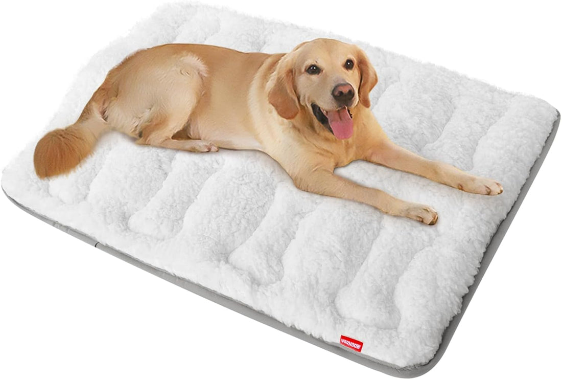 Dog Crate Mat(24" X 18"), Small Dog Bed Pad for Crate