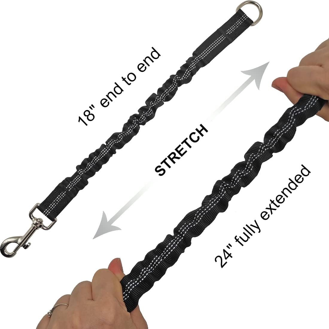 BTINESFUL Bungee Dog Leash Extension Attachment 18” Shock Absorber