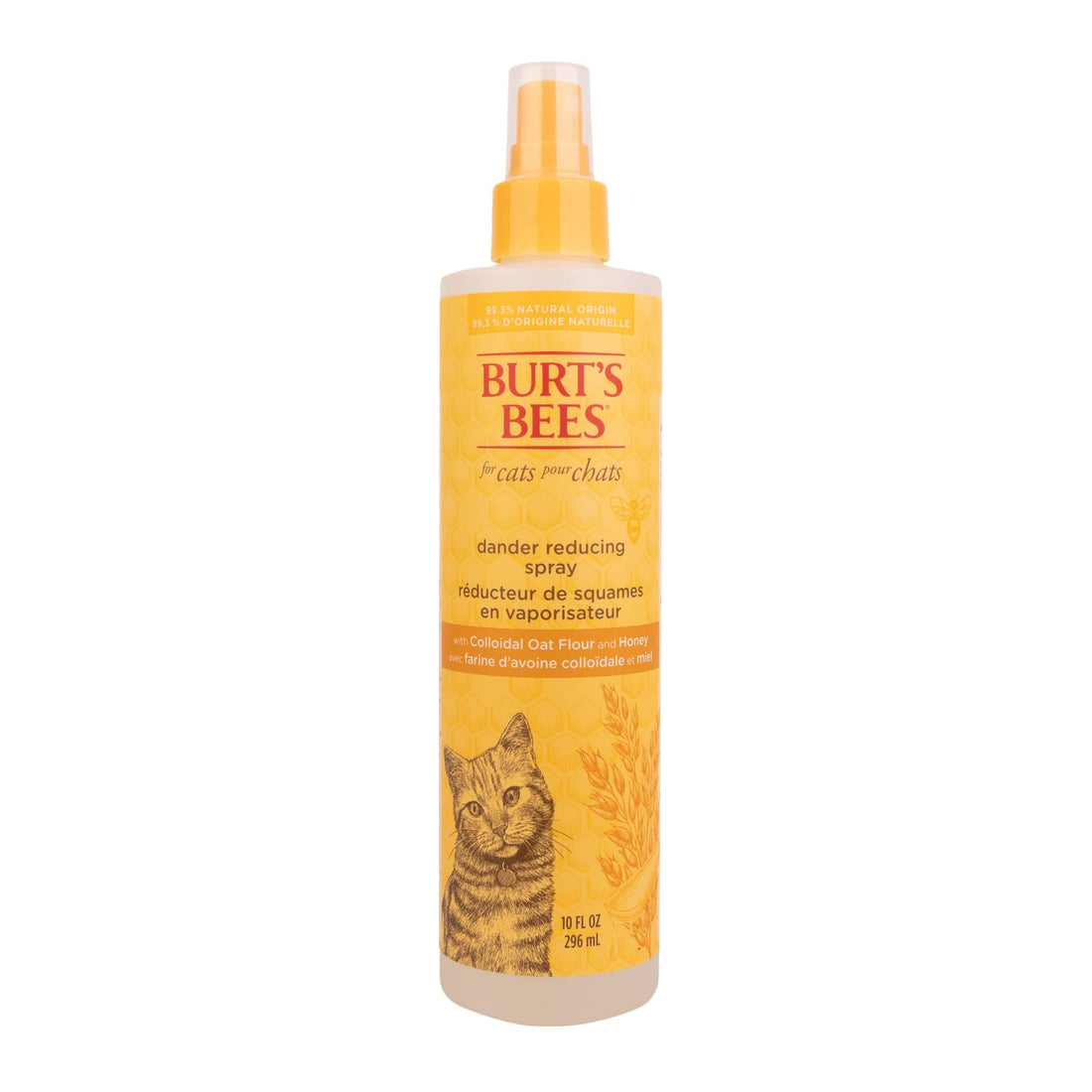 Burt's Bees for Pets Cat Dander Reducing Spray with Colloidal Oat