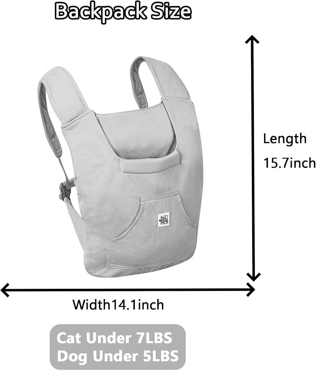 FLAdorepet Pet Carrier Backpack for Extra Small Dog Cat