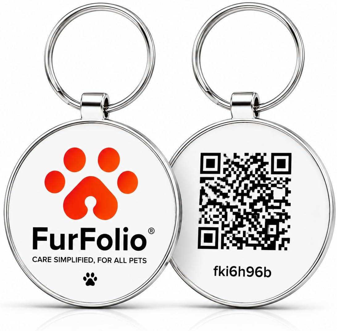 QR Code Dog Tag for Dogs & Cats – Smart Pet ID Tag