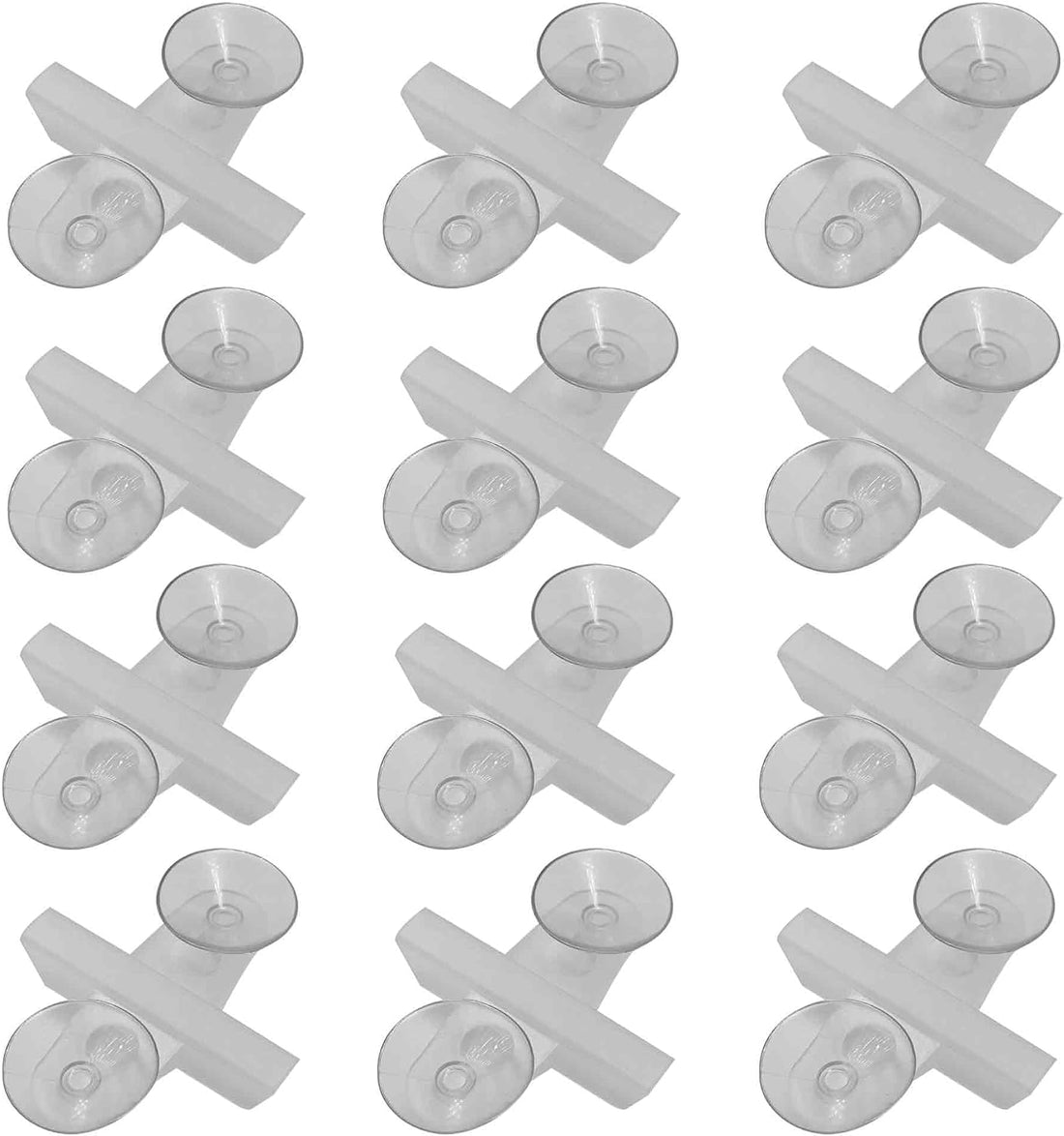 12PCS Aquarium Divider Suction Cup Clips Fish Tank Isolation Plate