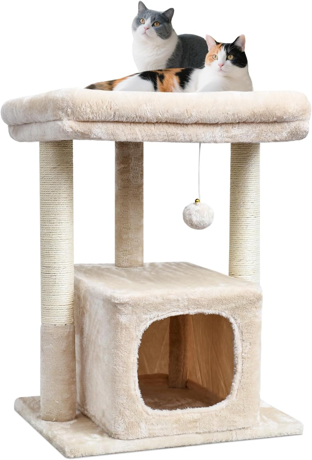 SYANDLVY 27" Cat Tree for Indoor Cats