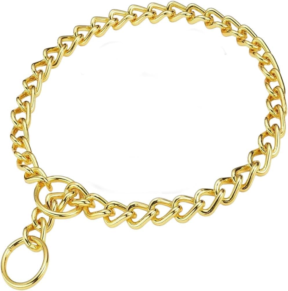 Chain Dog Choker Collar for Large Dogs