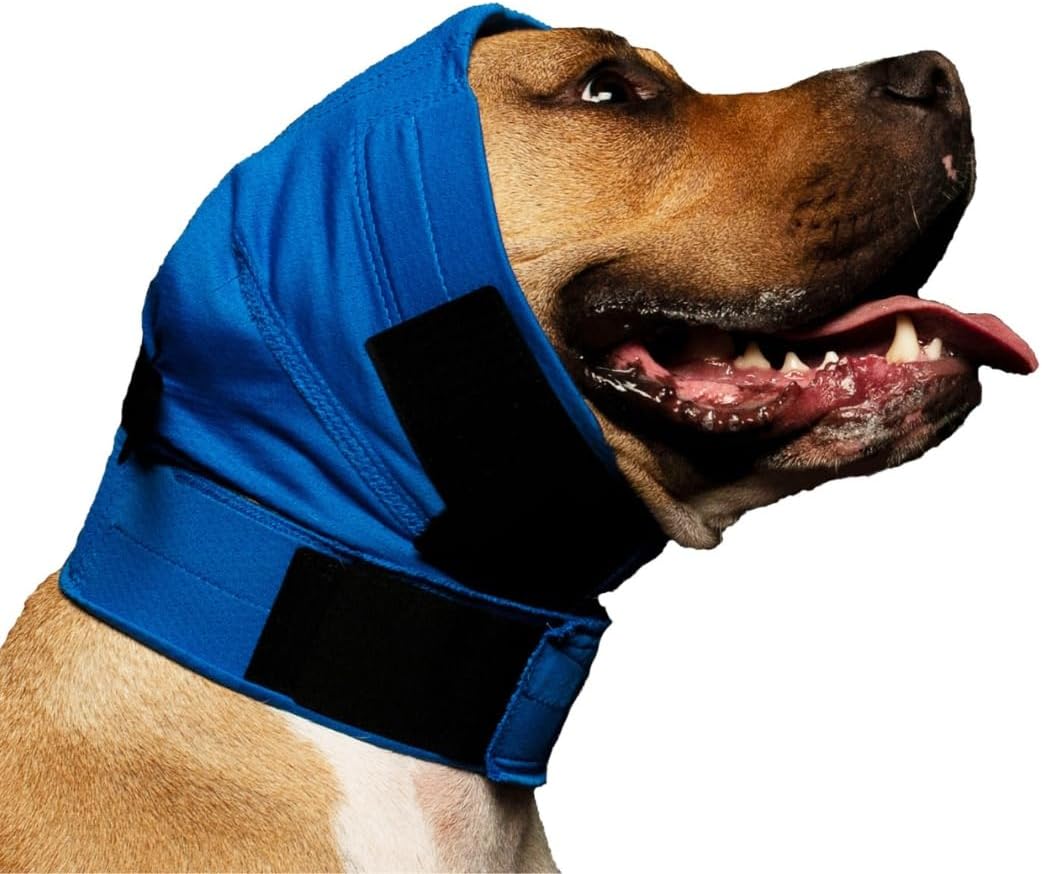No Flap Ear Wrap (Red Pinpoint Mesh, Medium)