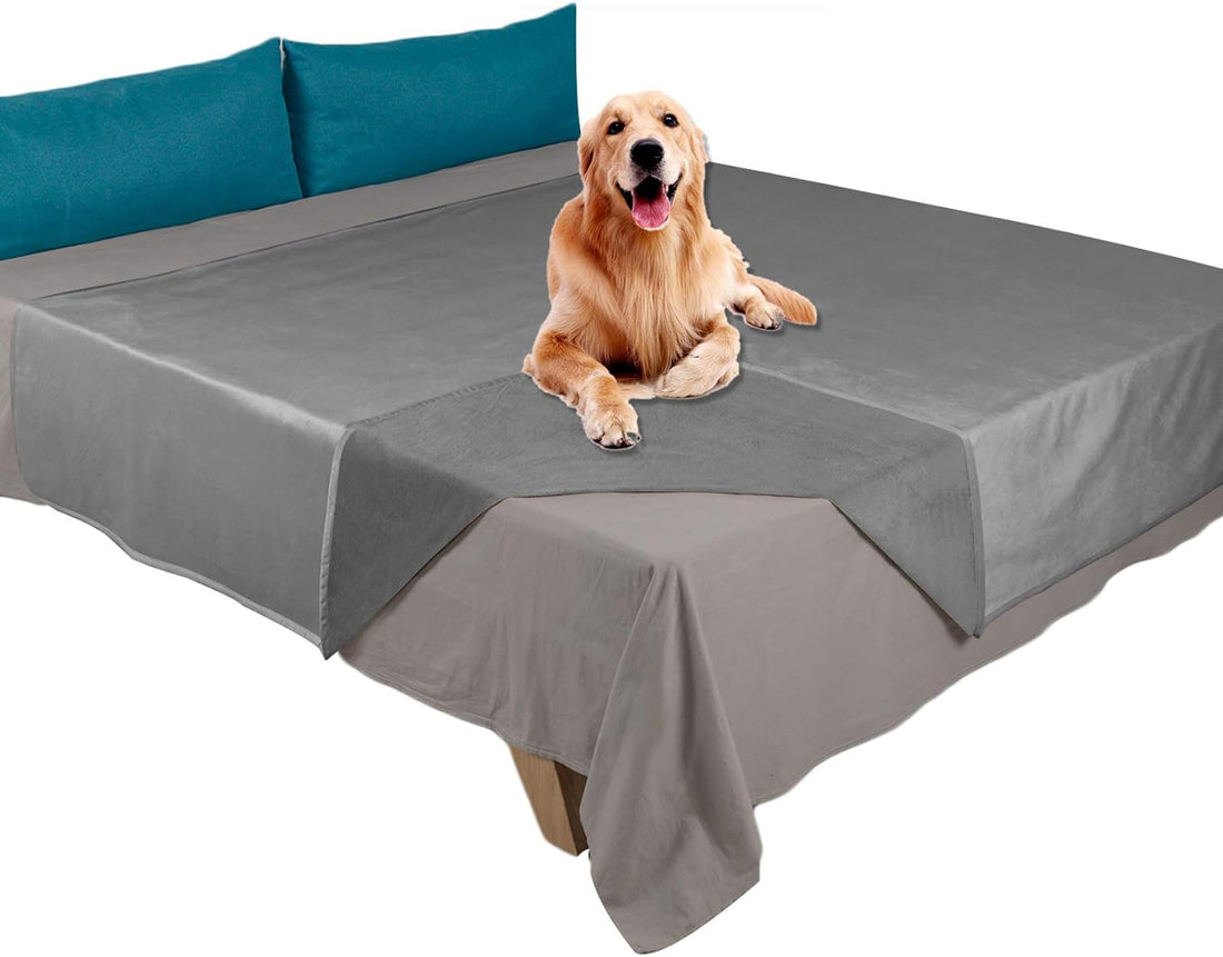 Ameritex Pet Bed Blanket Reversible 100% Waterproof Velvet Super Soft