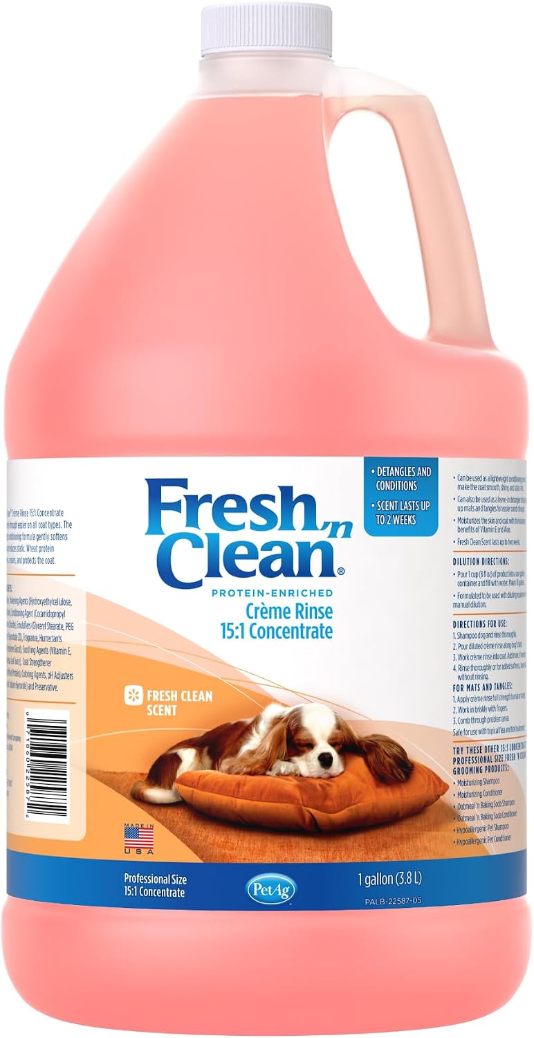 PetAg Fresh ’n Clean Scented Creme Rinse, Classic Fresh Scent