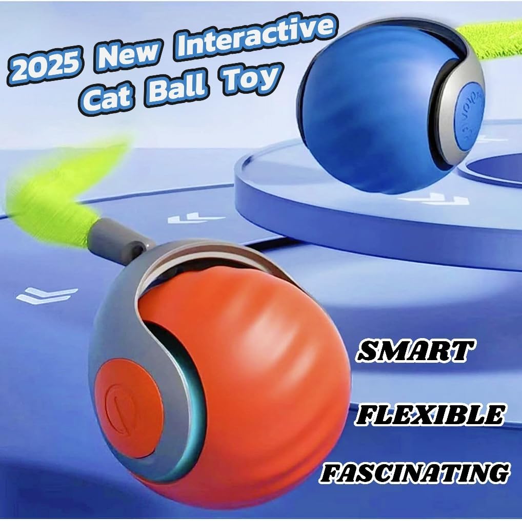 AMATFFUG 2 Packs Speediest Tail 2.0 Cat Toy,Interactive