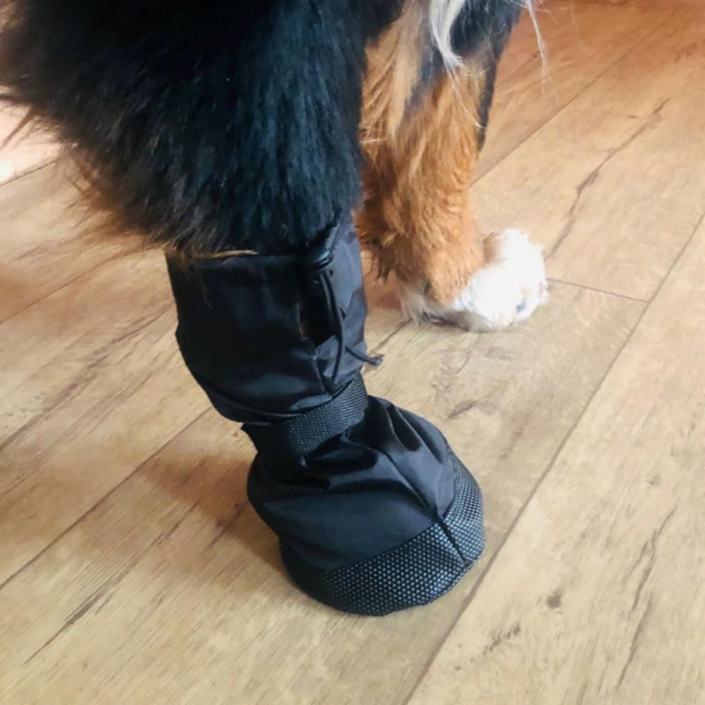 Waterproof Dog Paw Wound Recovery Boot Bandage Cover Protector, L
