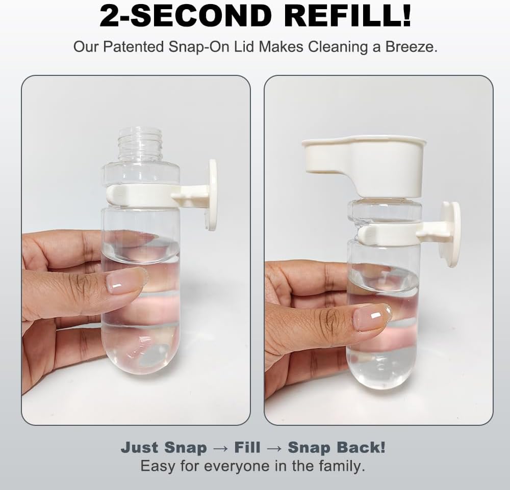 Bird Water Dispenser for Cage, 3.7 FL OZ