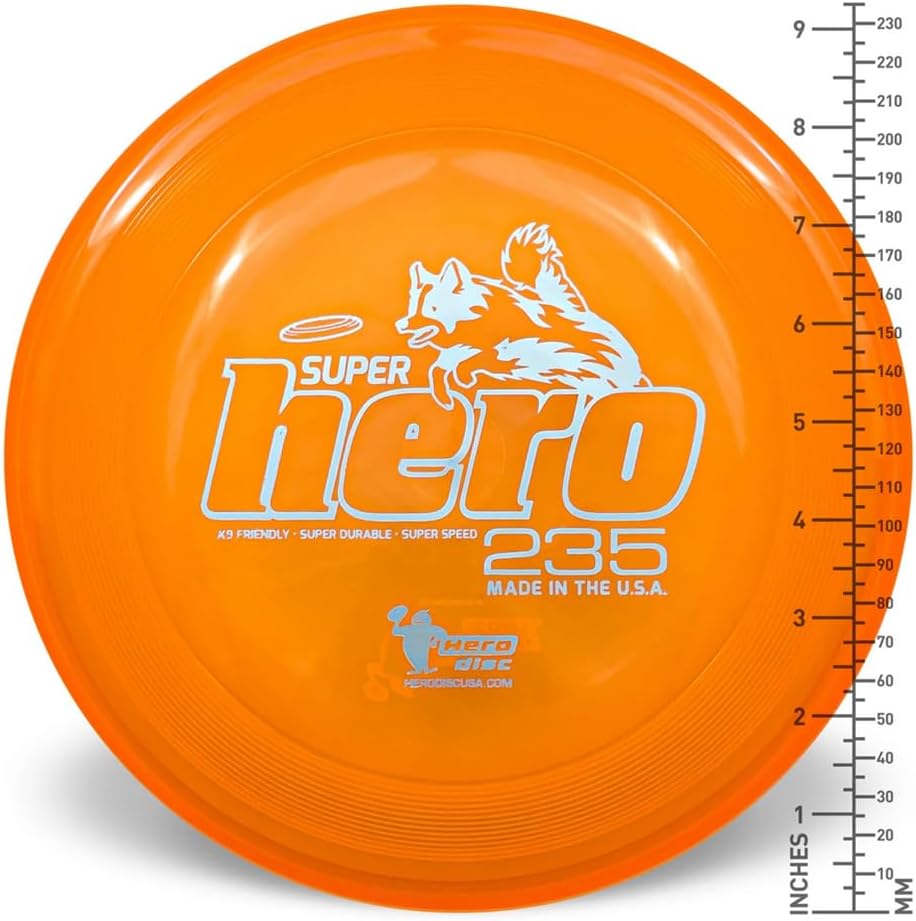 Hero Disc USA Superhero 235 K9 Candy Plastic Dog Disc