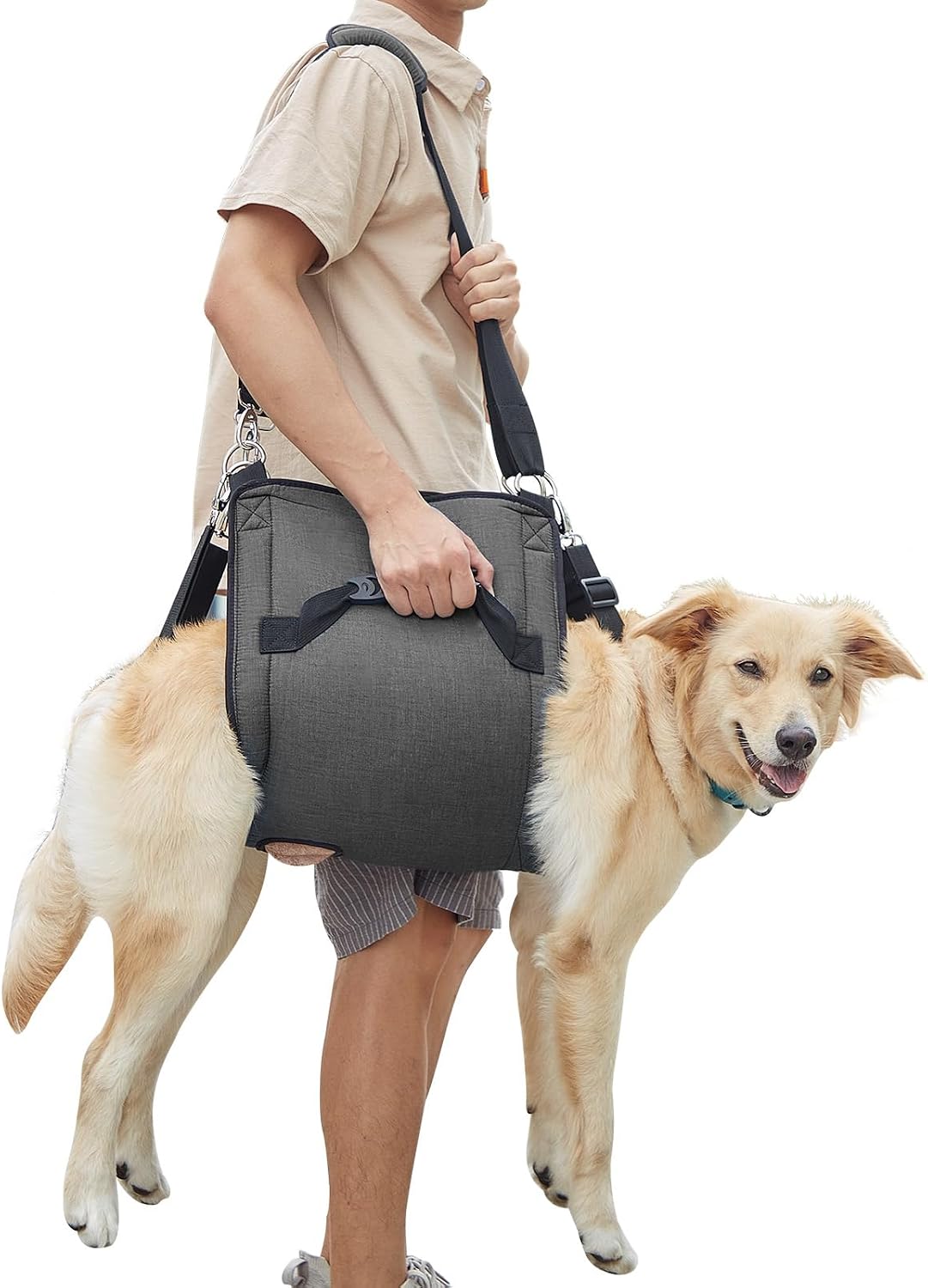 COODEO Dog Carry Sling, Emergency Backpack Pet Legs Support