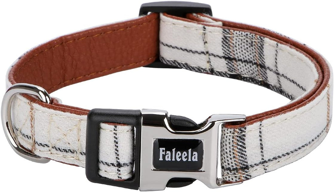 Faleela Soft &Comfy Bowtie Dog Collar,Detachable and Adjustable Bow