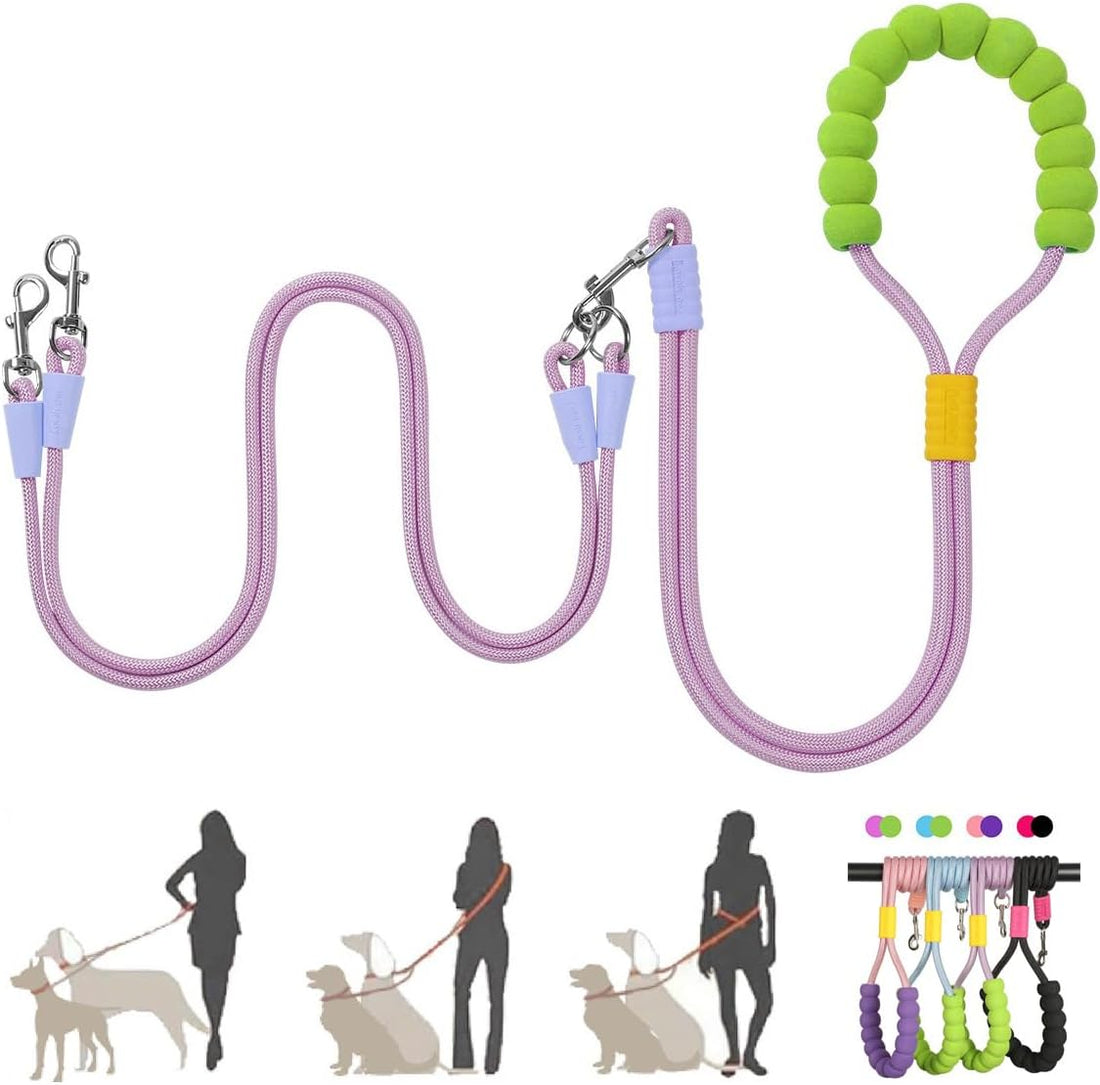 Hands Free Double Dog Leash for Two Dogs