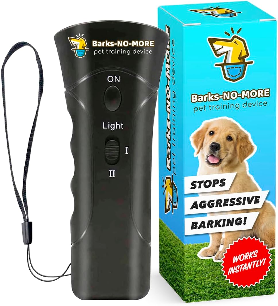 Barks No More Type-C Rechargeable Dog Bark Deterrent & Training Device