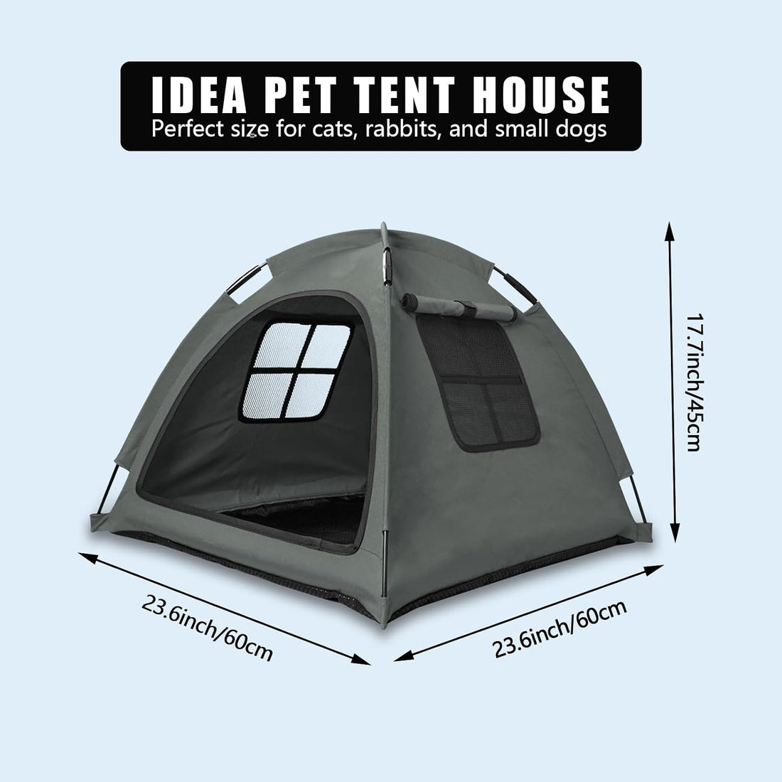 Nockovi Anti-Anxiety Open Pet Tent