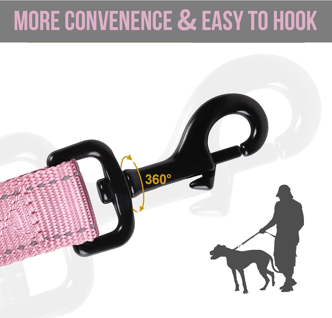 OneTigris Handled No-Pull Dog Walking Leash Long Traffic Leads