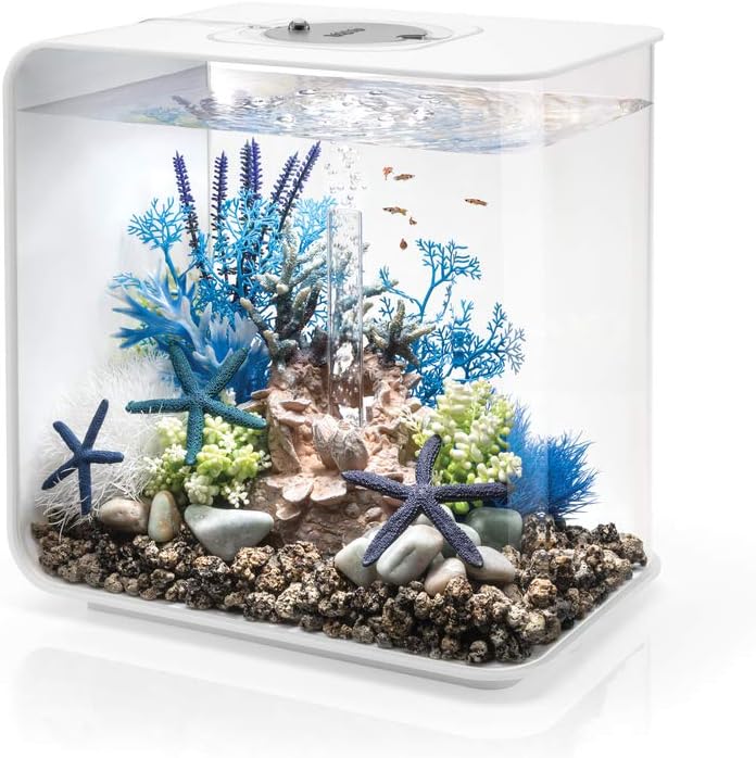 biOrb Marble Pebble Set, Solid Aquarium Decorations, Green