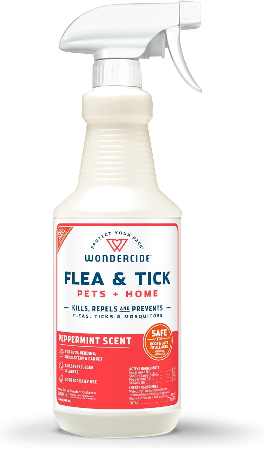 Wondercide - Flea Tick & Mosquito Spray for Pets & Home