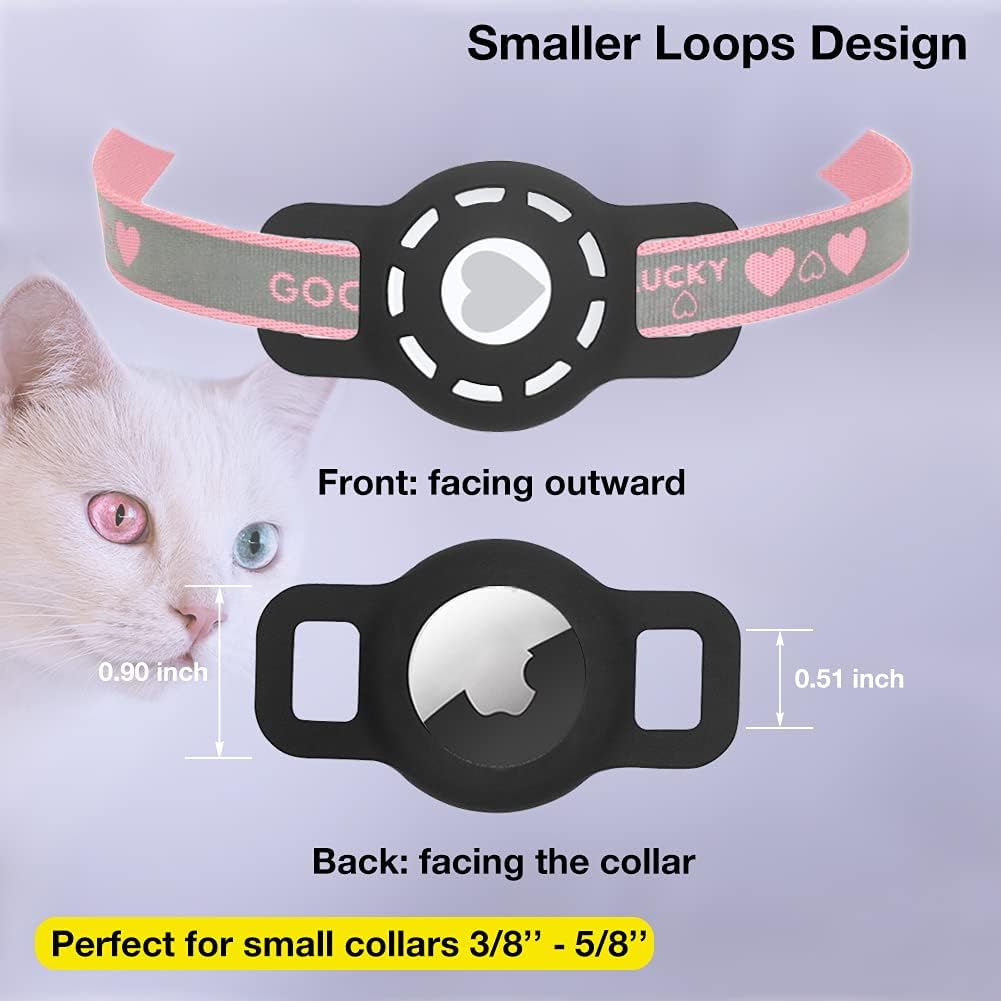 WHALEZON Cat Collar Holder for Airtag