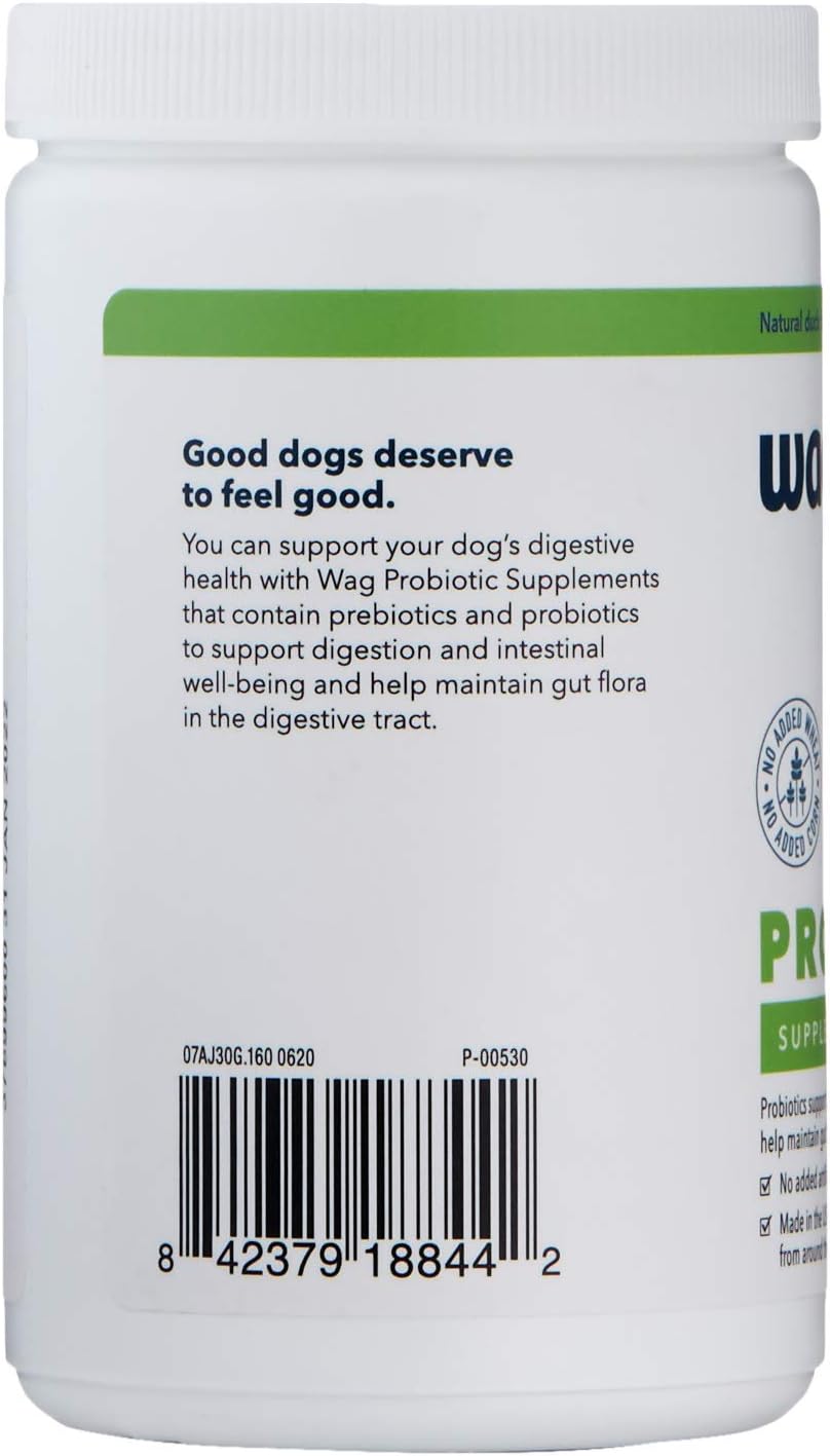 Brand - Wag Probiotic Supplement Chews for Dogs