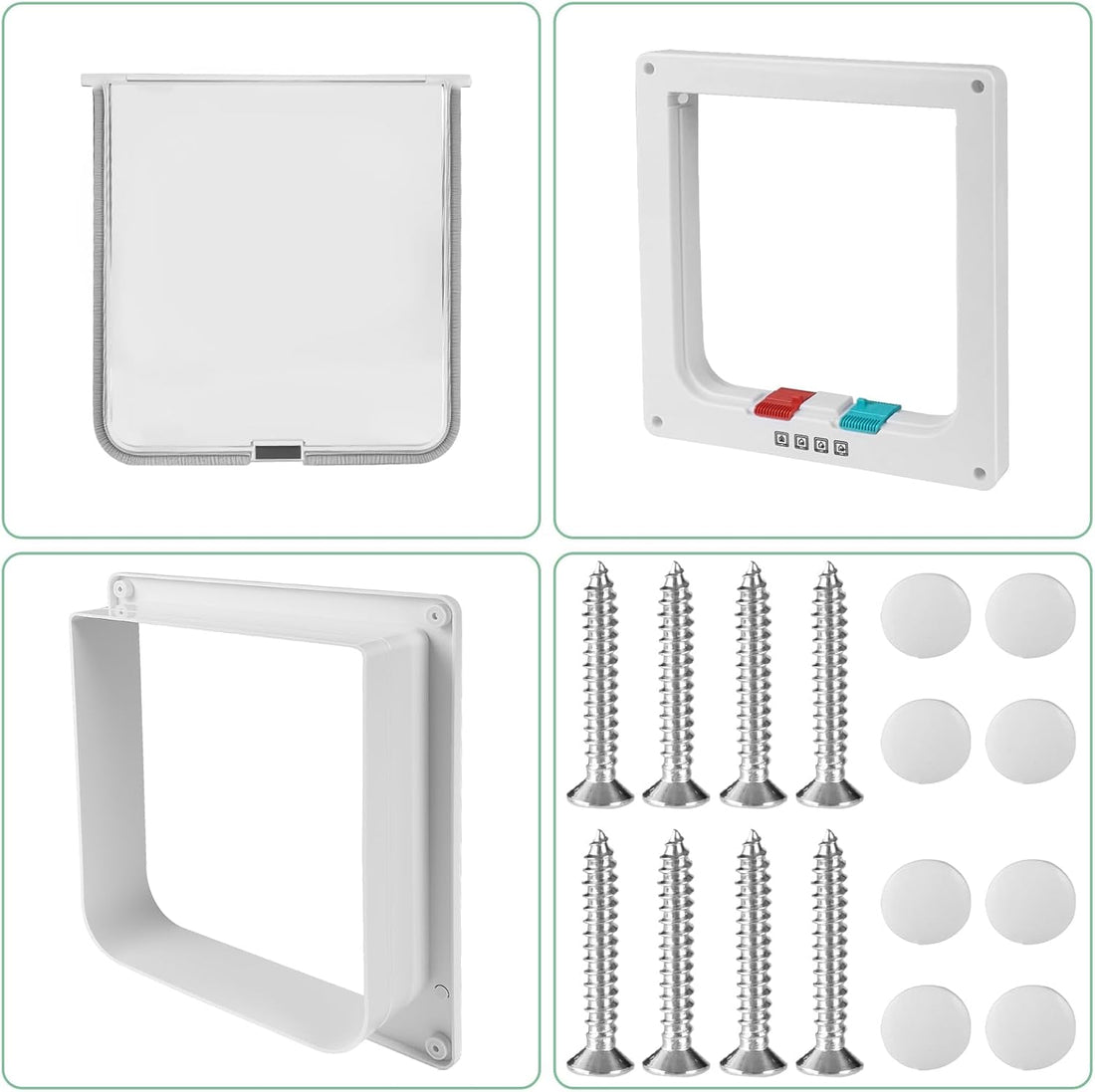 Cat Door for Interior/Exterior Doors and Walls (M)