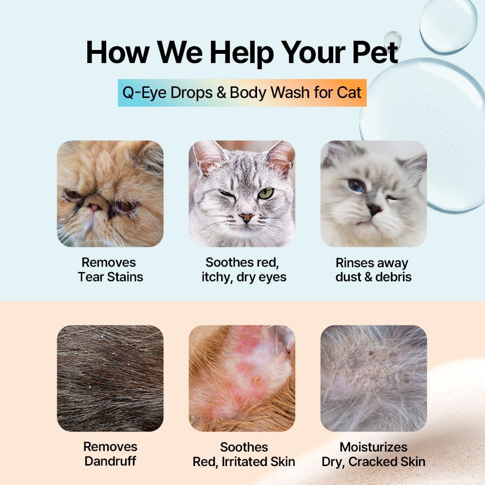 PetO’Cera Cat Care Bundle | Hypoallergenic Shampoo & Conditioner +